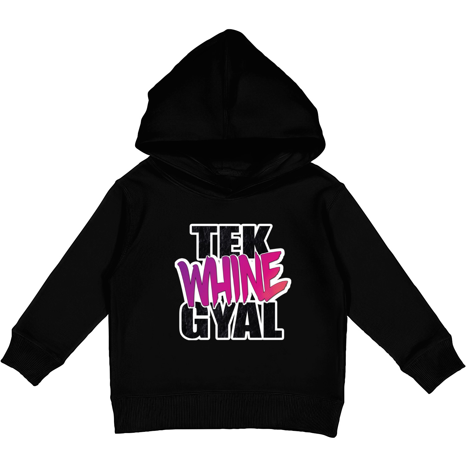 TEK WHINE GYAL Design Kids Pullover Hoodies