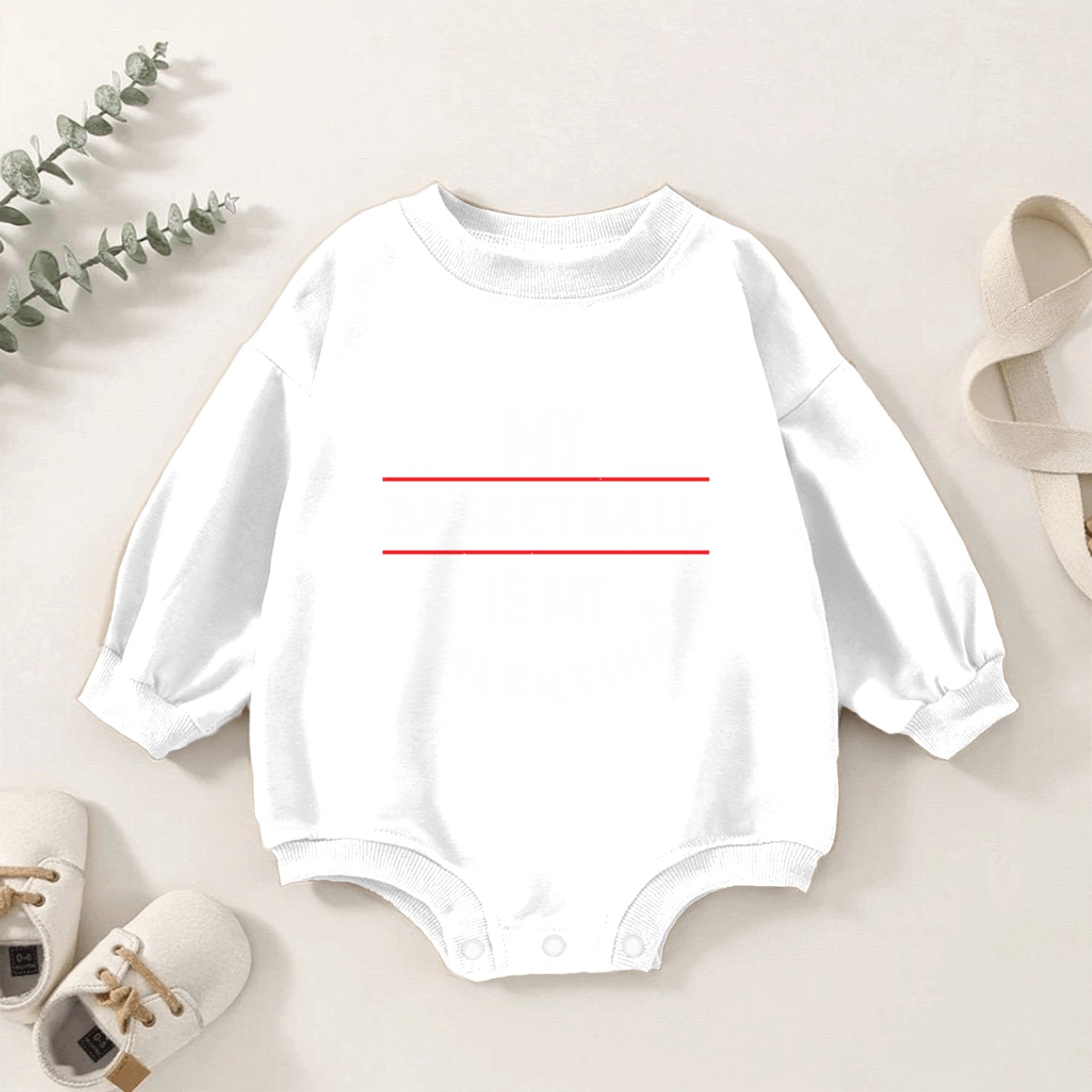 my basketball is my valentine Tshirt132 Baby Romper Sweatshirts