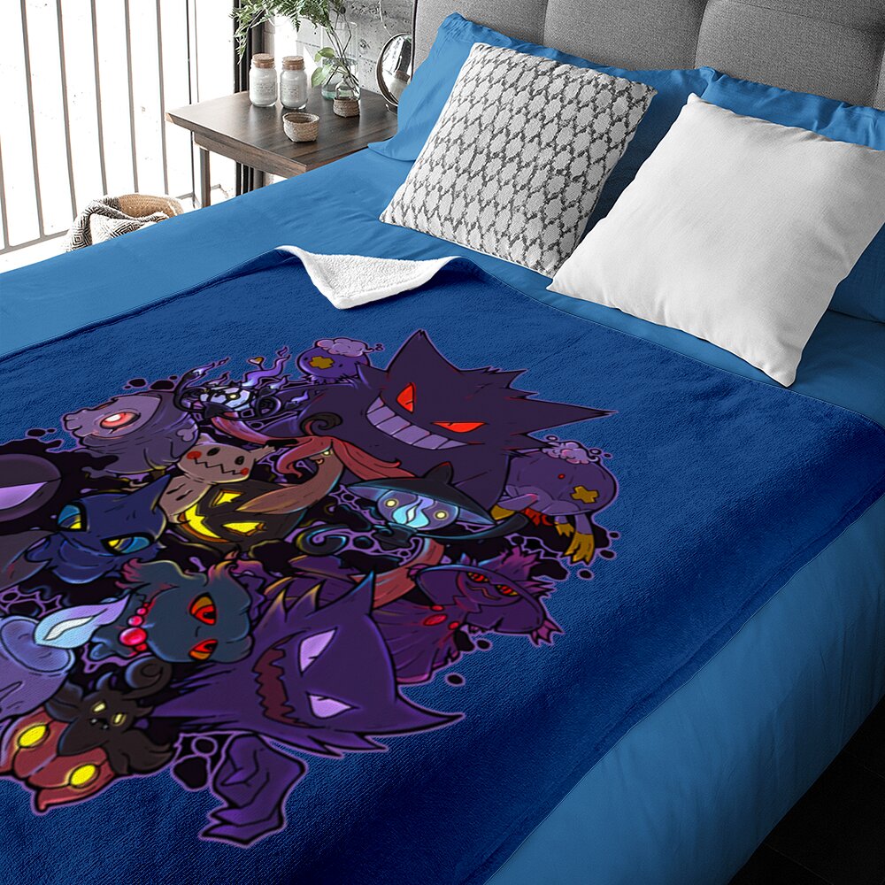 Baby Blankets Black Gengar Haunter, PKM Go Gengar