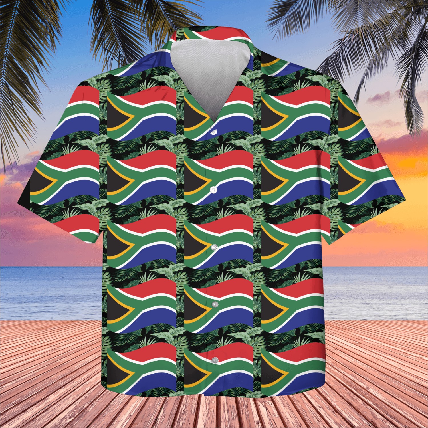 flag south africa Kids Hawaiians