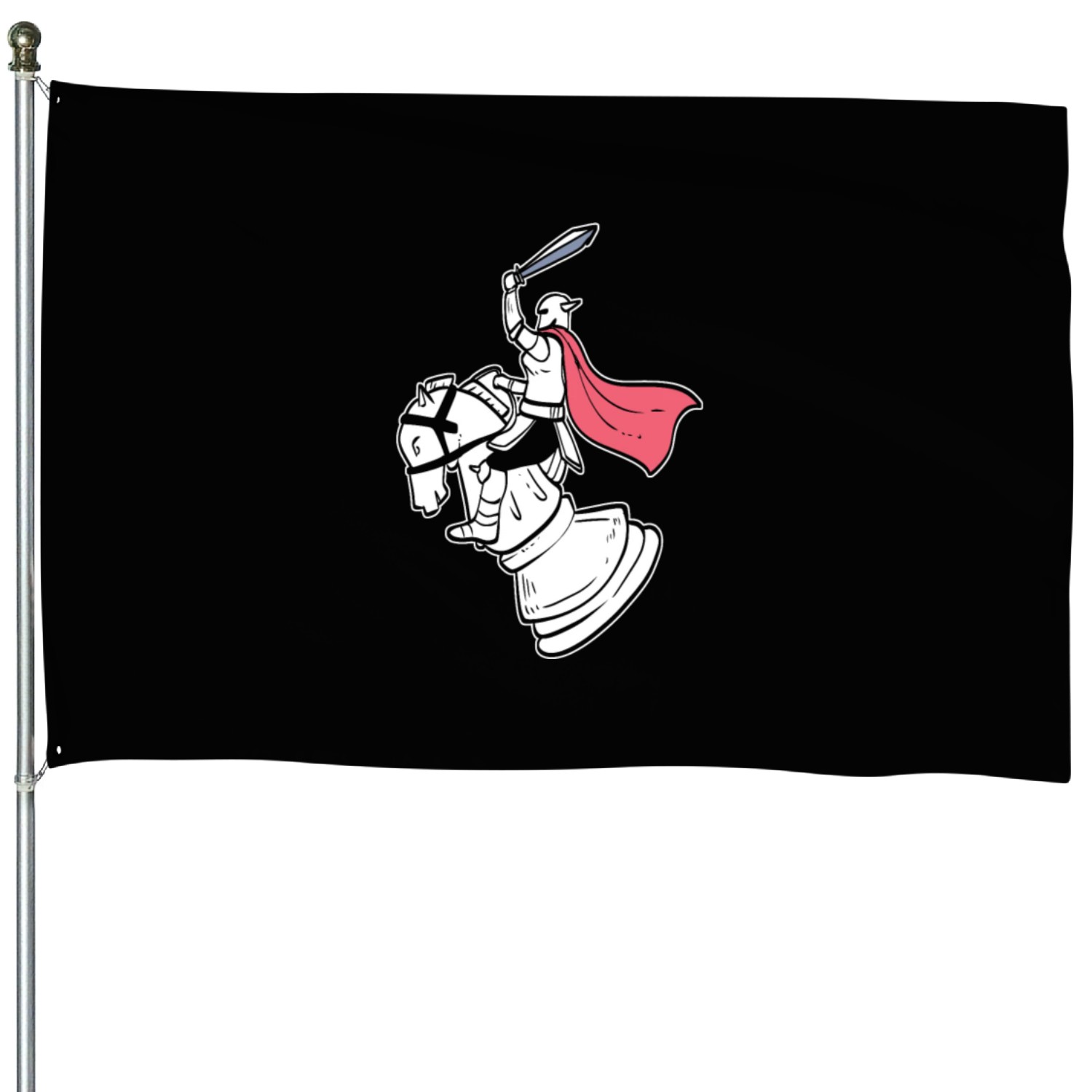 Chess Knight Chessmaster Gift House Flags