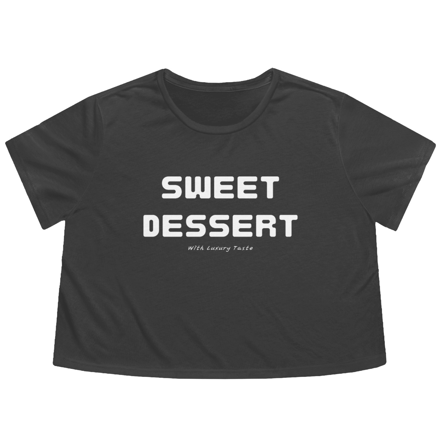 sweet dessert Flowy Cropped Tees