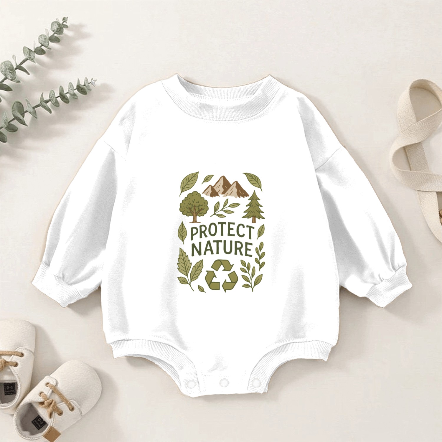 Protect Nature Baby Romper Sweatshirts