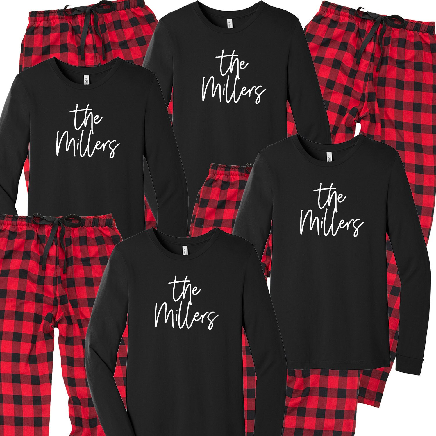 Personalized Christmas Pajamas, Merry Christmas Matching Family Pajamas, Christmas Gift, Family Matching Sleepwear