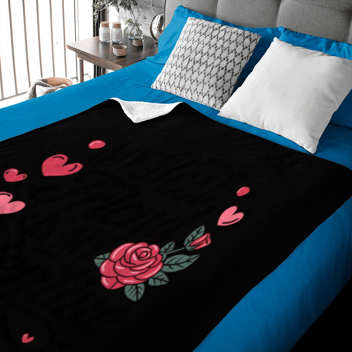 My Best Friend is My Valentine Baby Blankets