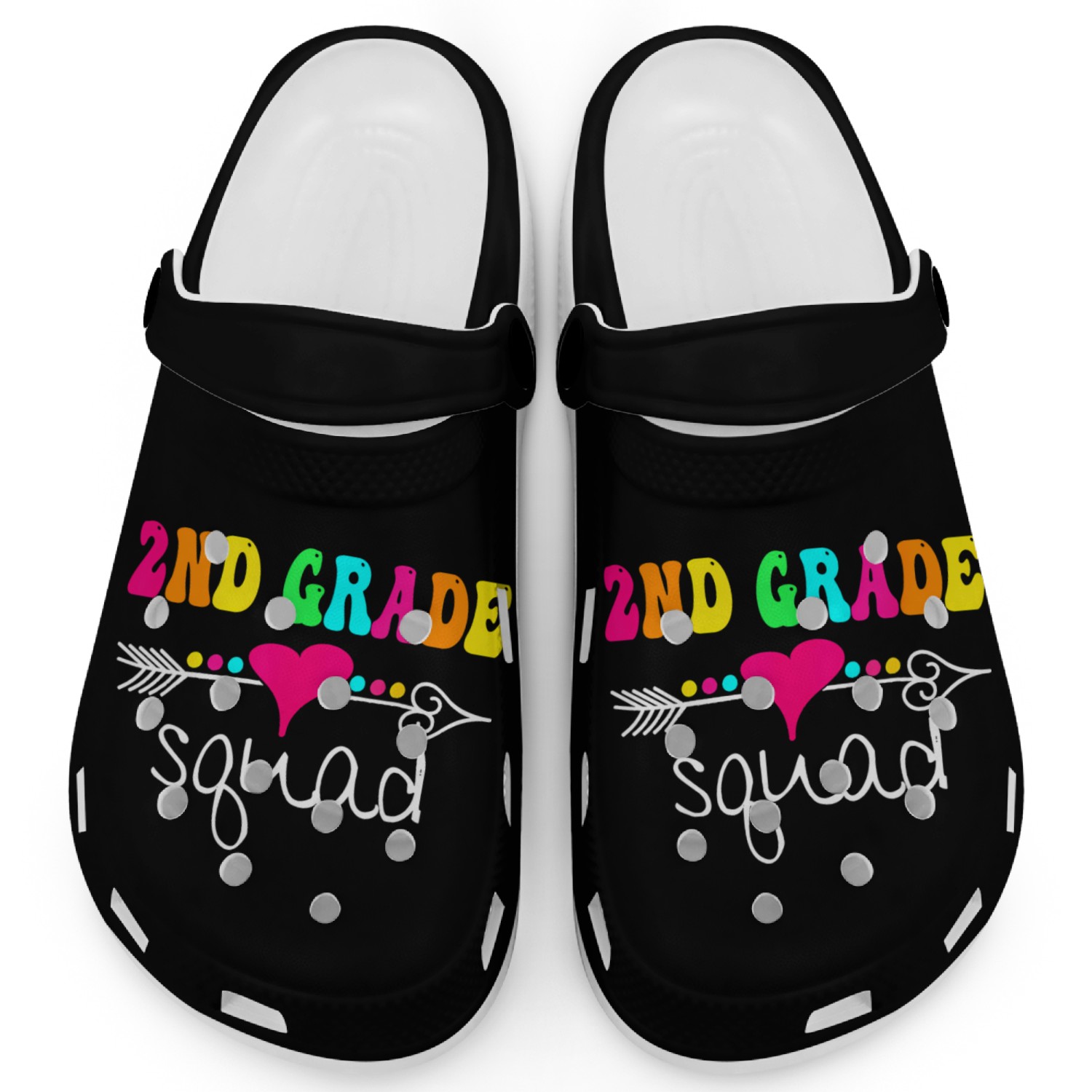 2nd Grade Squad Second Teacher Student Team Back Clogs