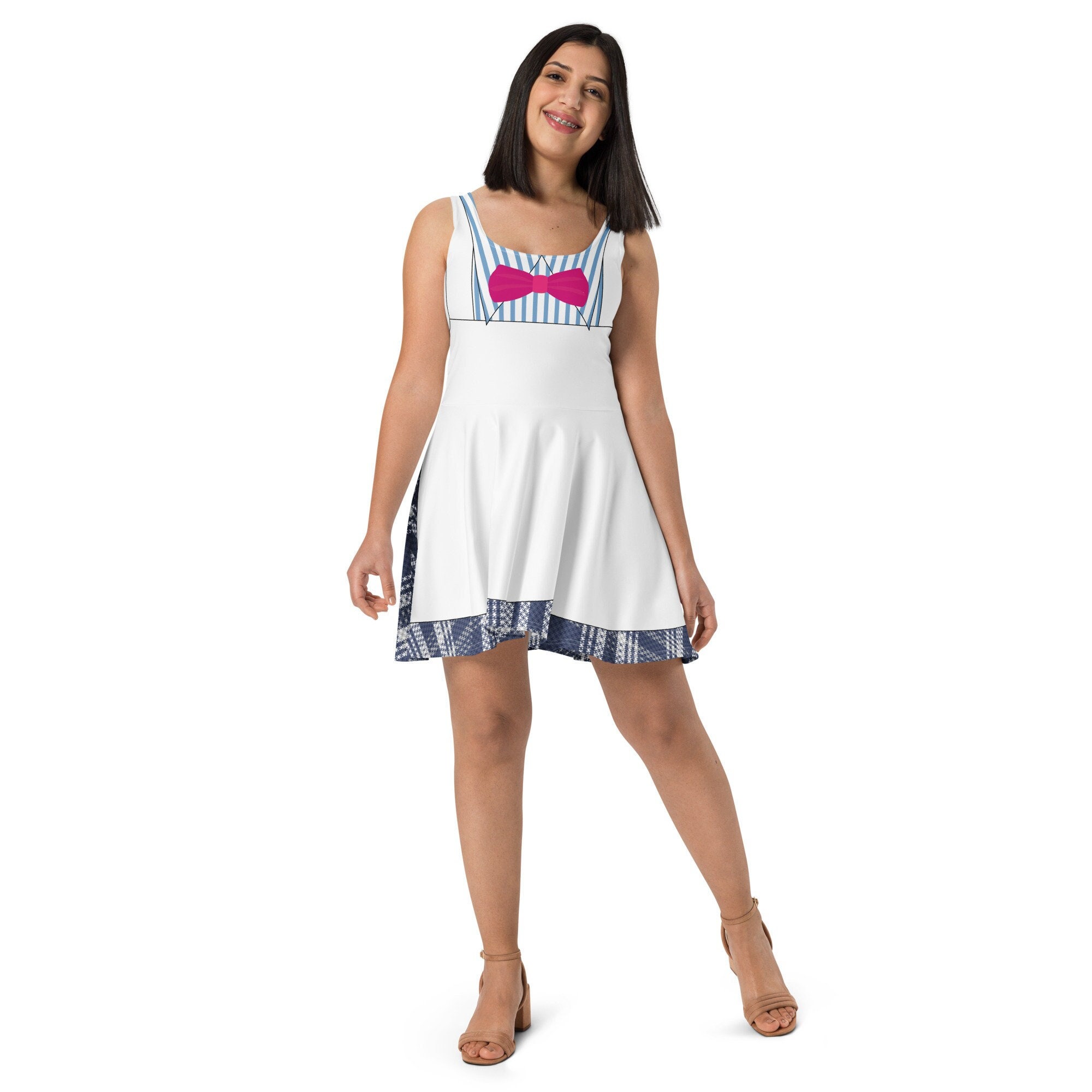 Brk Brk Brk! Chef Running Costume Skater Dress