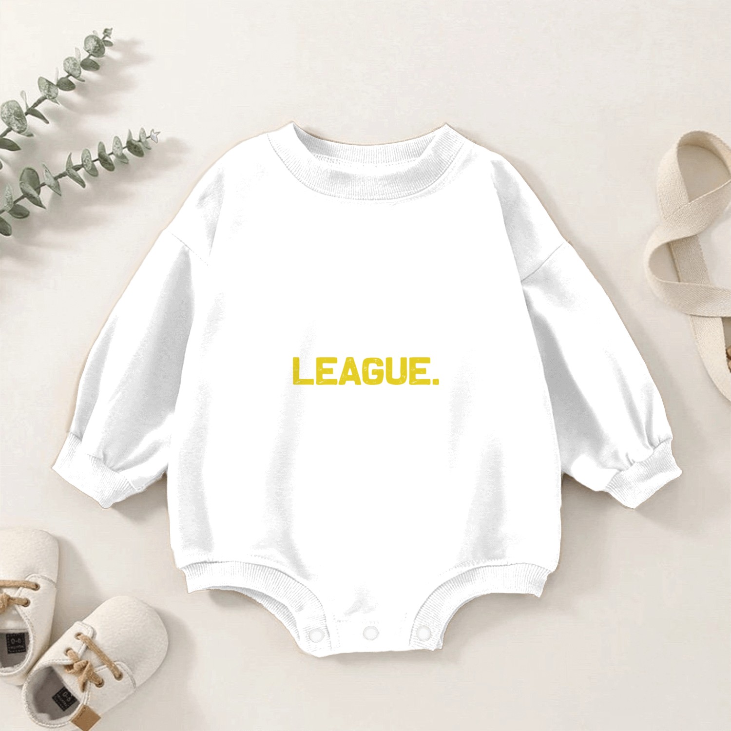 Eat Sleep League Repeat Baby Romper Sweatshirts