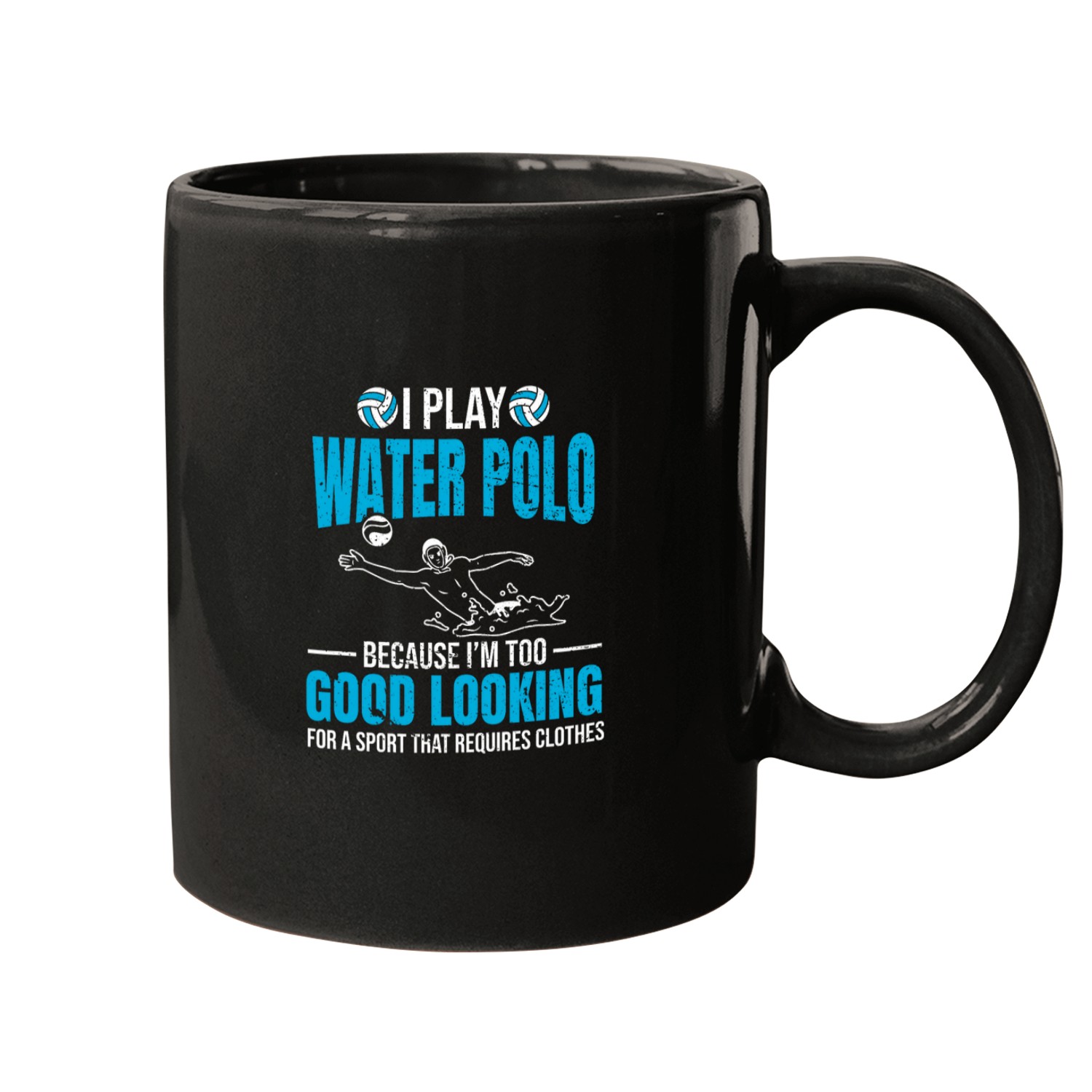 I Play Water Polo Swimmer Water Polo Mugs