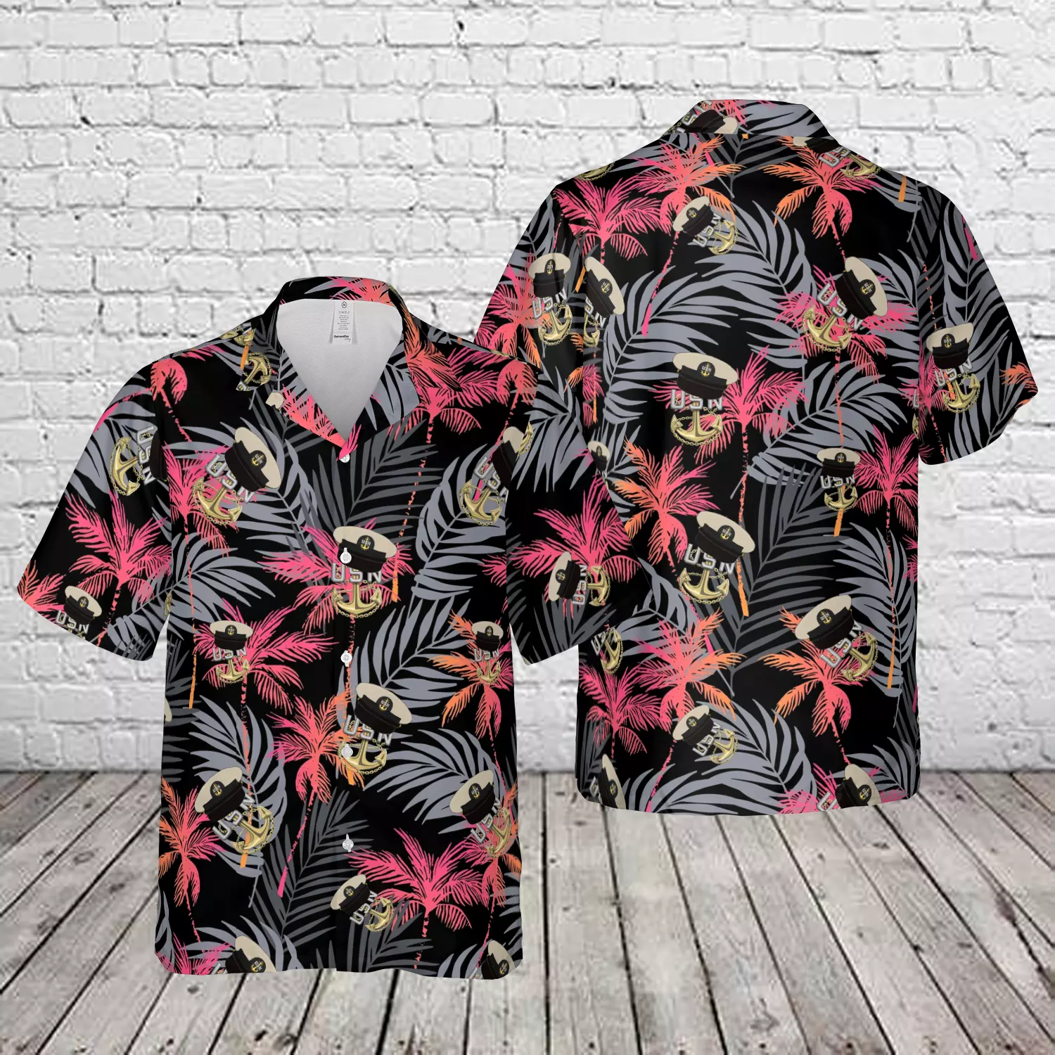 US Navy Chief Anchor Hawaiian Shirt