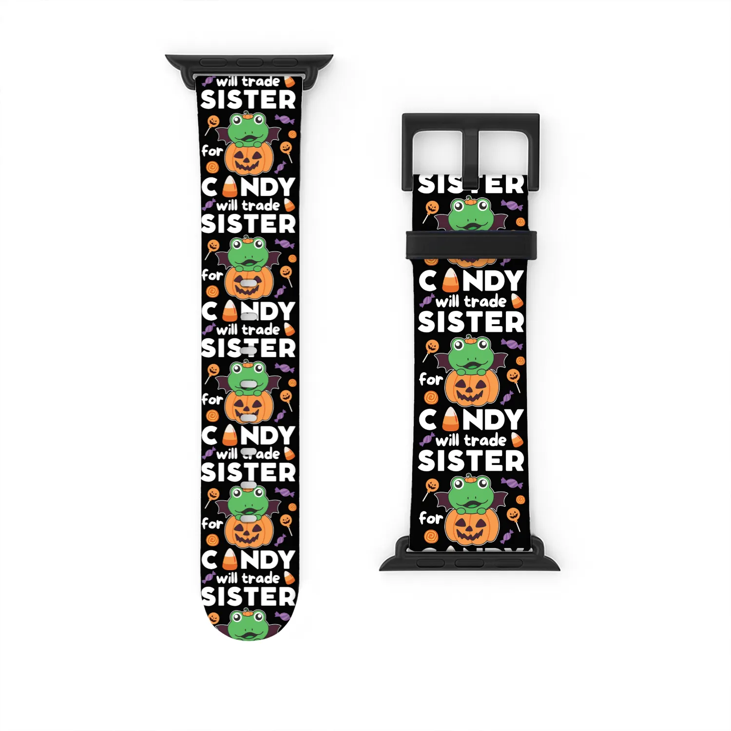 Frog Halloween Trade Sister For Candy Watch Bands For Apple Watch