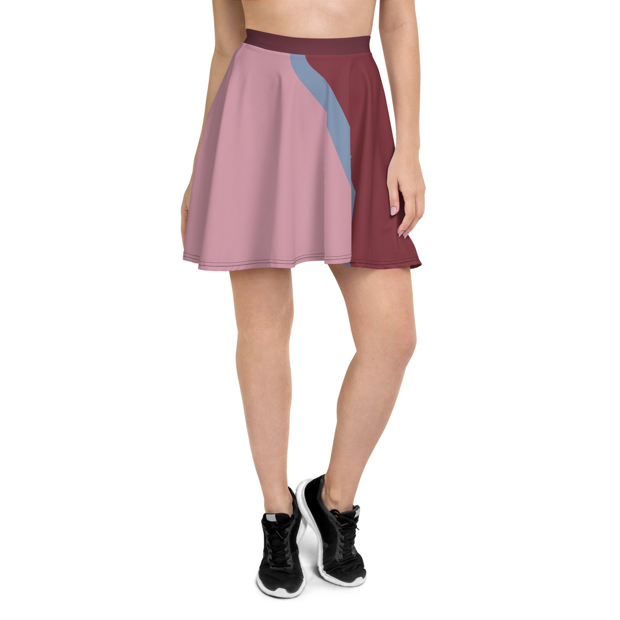 The Bubblegum Wall Women Summer Skater Skirt