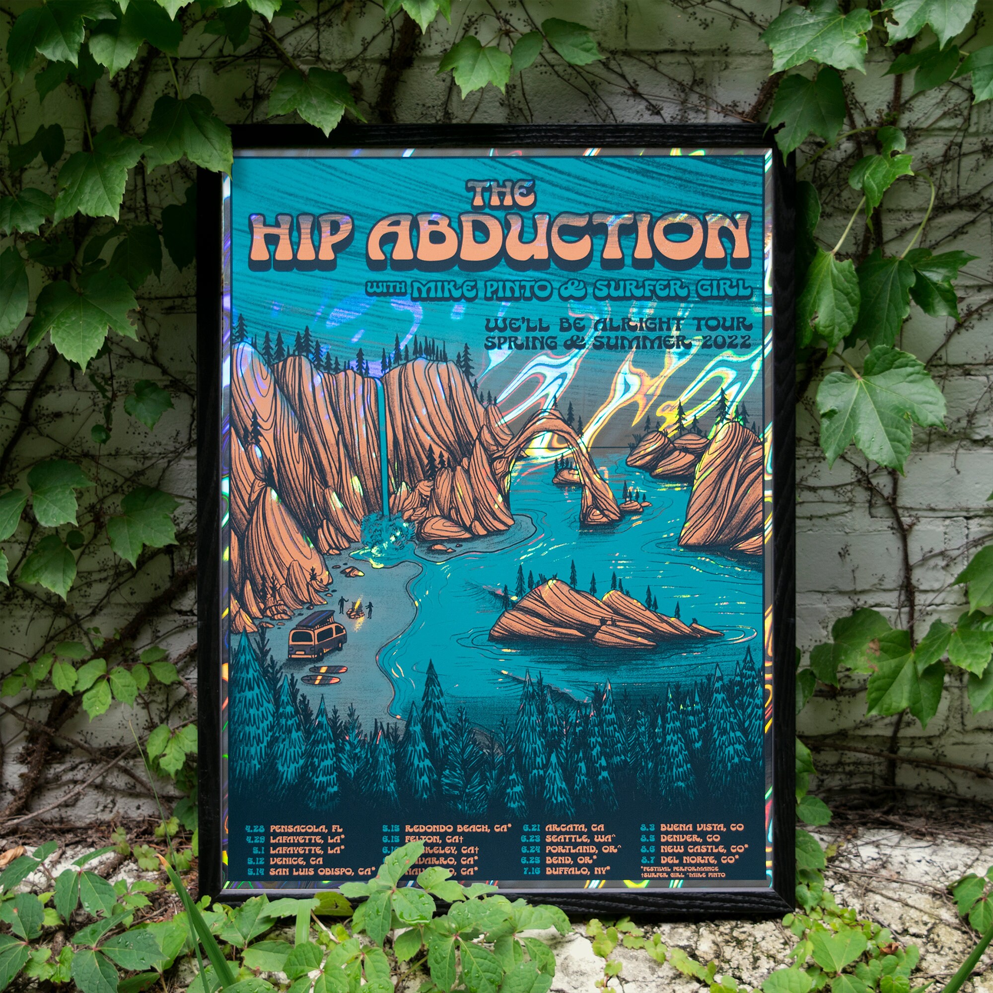 The Hip Abduction *FOIL* Tour Poster