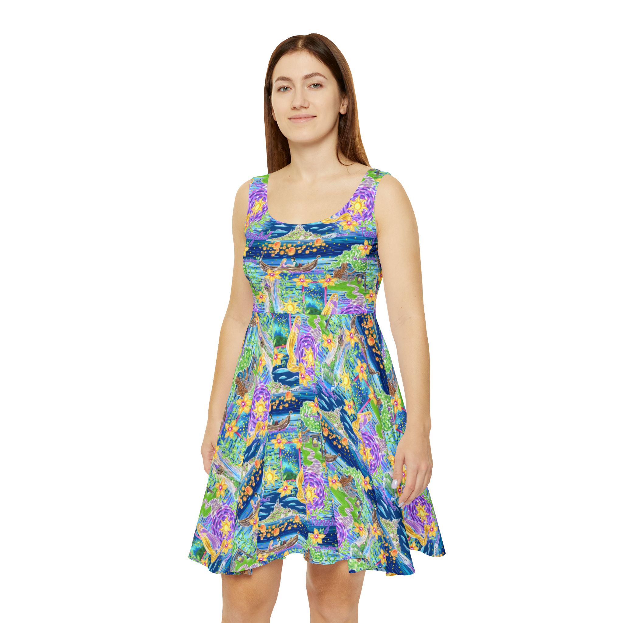 Rapunzel's Lantern Festival Women's Skater Dress