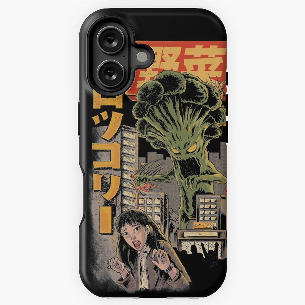 Broccozilla Black Version iPhone Case