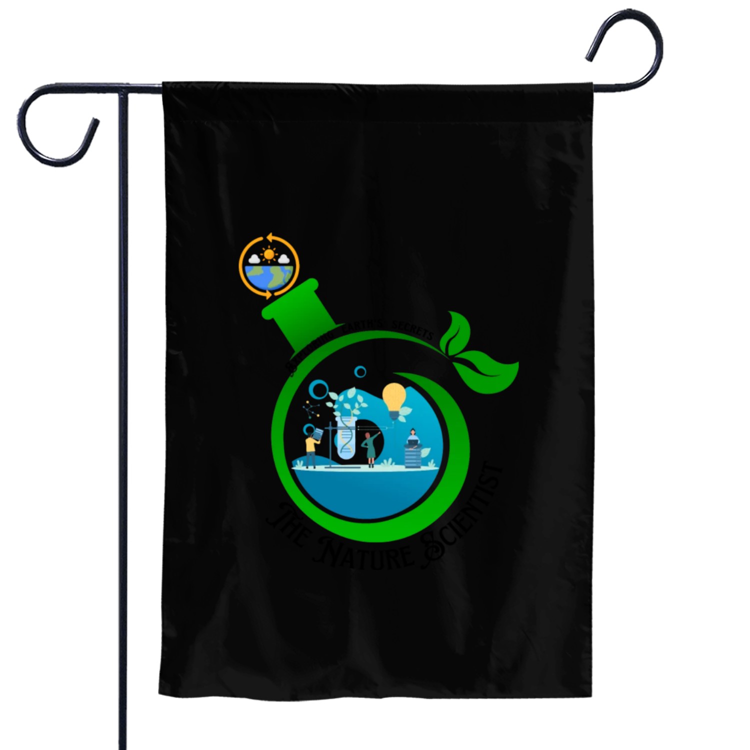 The nature scientist Garden Flags