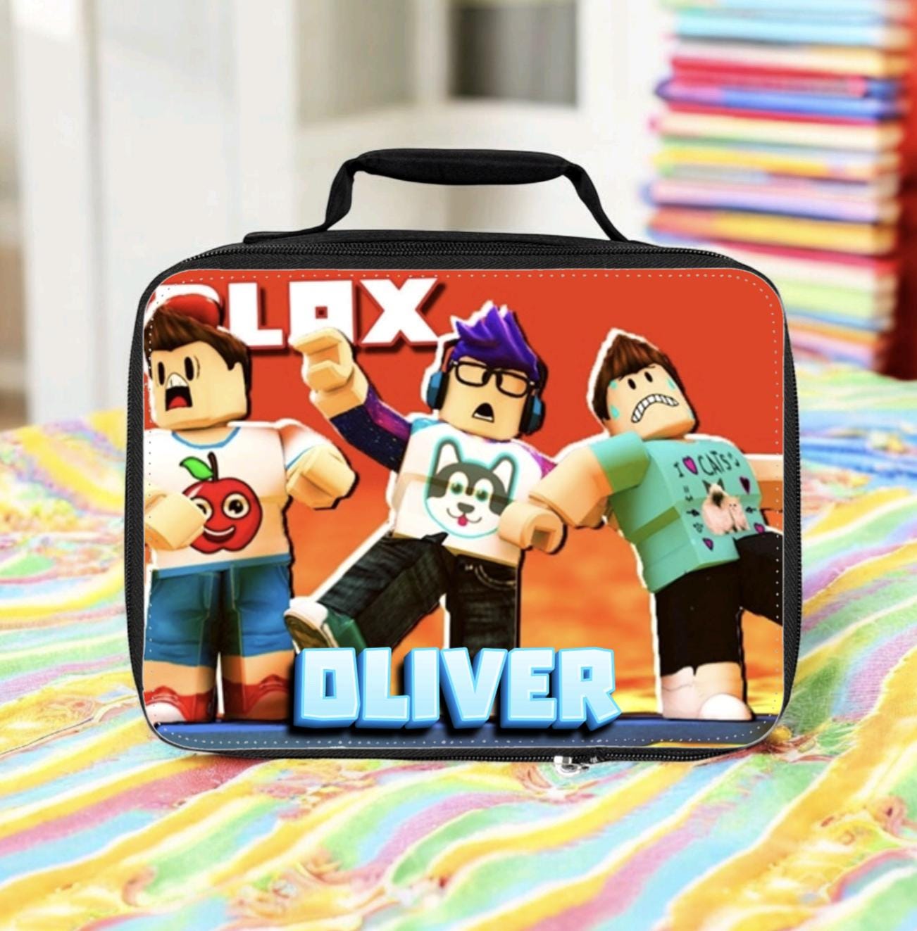 Roblox personalised cooler lunch bag