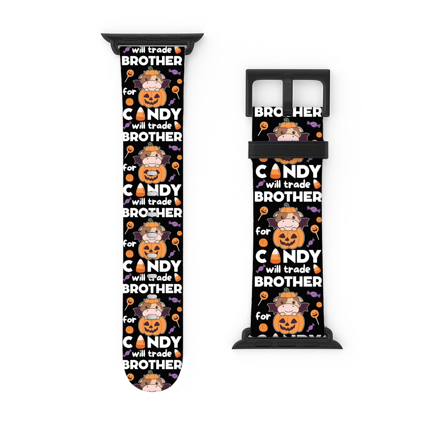 Cow Halloween Trade Brother For Candy Watch Bands For Apple Watch