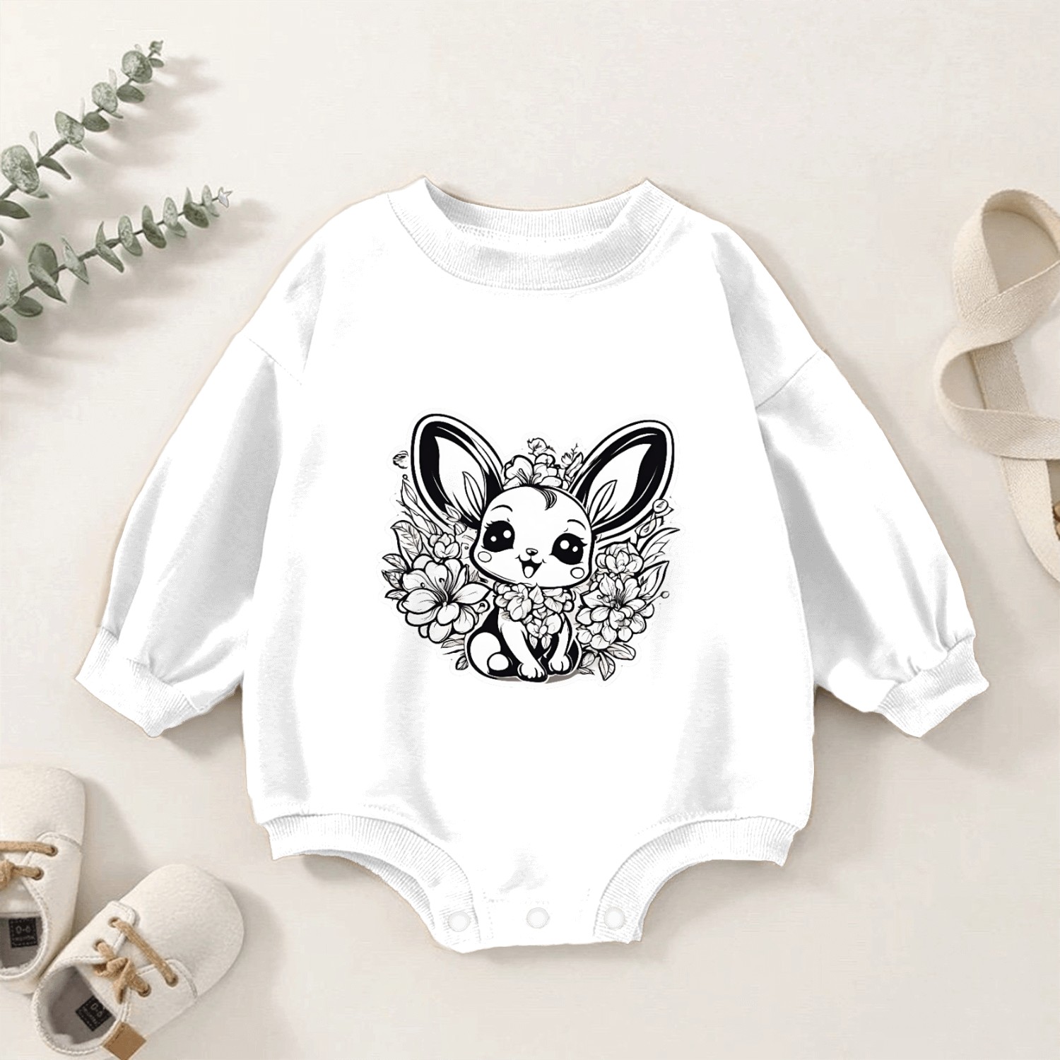 anime fenec Baby Romper Sweatshirts
