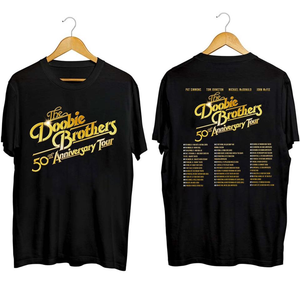 The Doobie Brothers 2023 Tour Shirt, The Doobie Brothers 50th Anniversary Tour Shirt