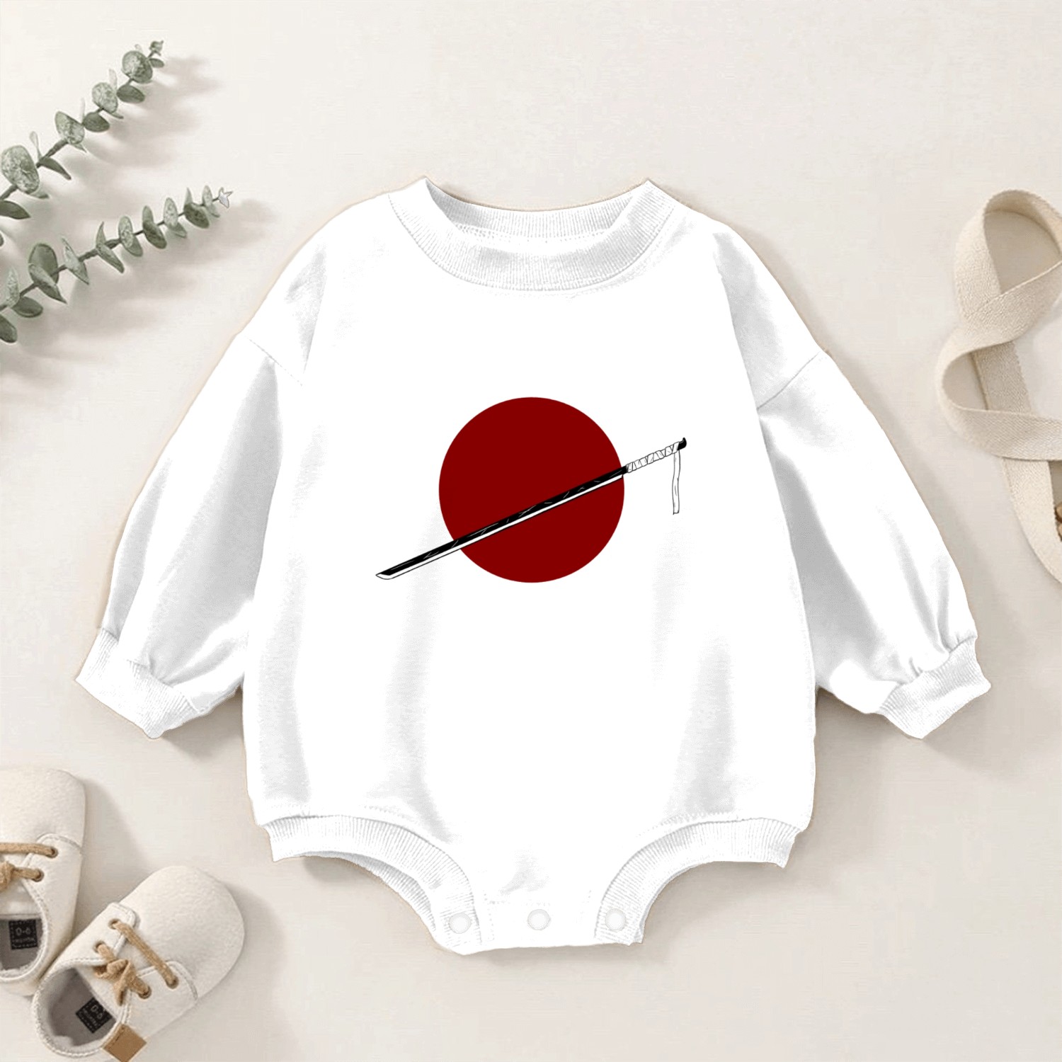 katana Baby Romper Sweatshirts