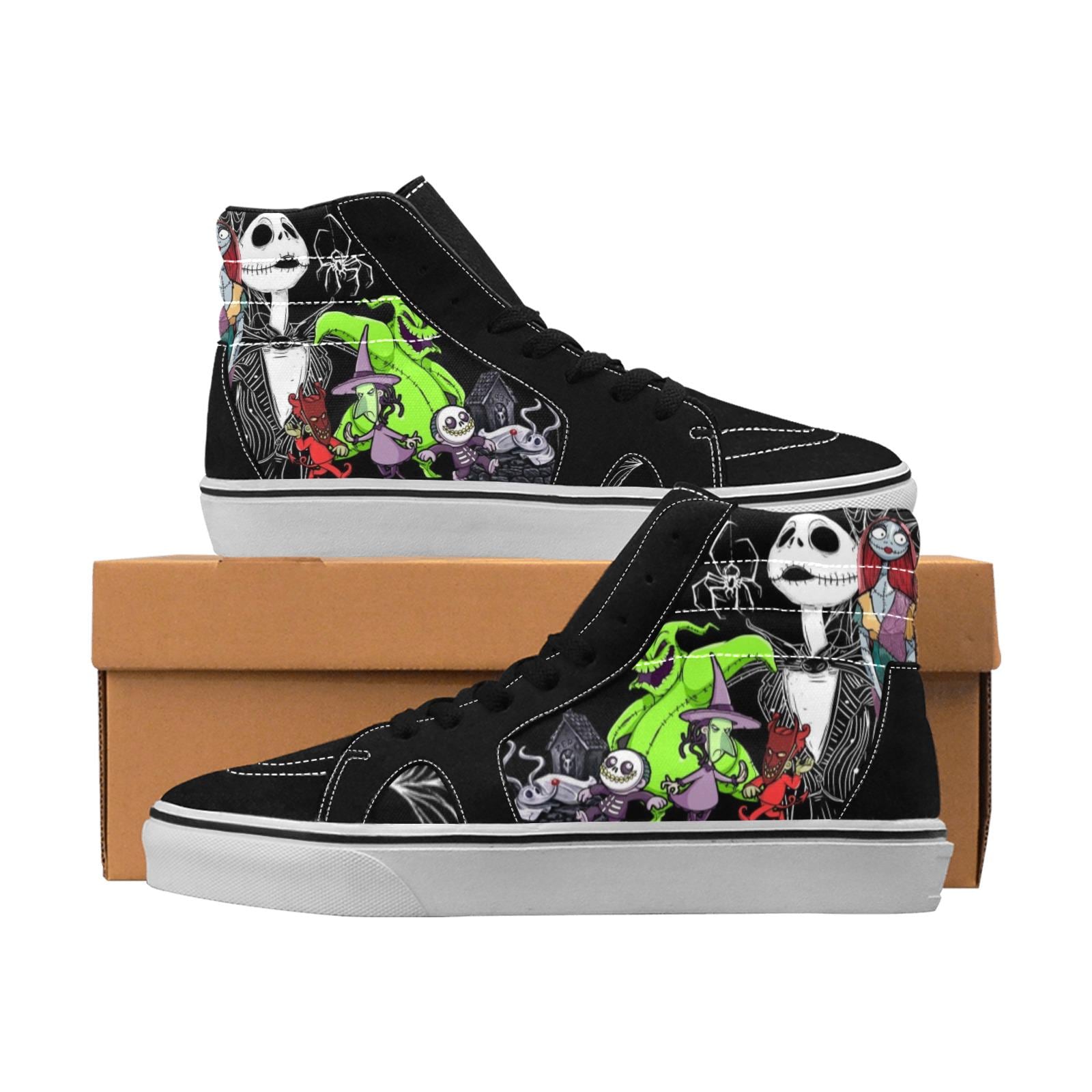 Gothic Monster High Top Shoes Sneakers for Men and Women