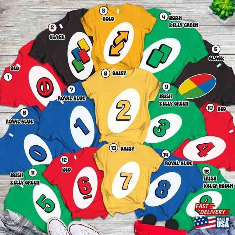Halloween Uno Card Costume Shirt, Halloween Costume Matching Tee, Uno Card Friends Shirt, Halloween Matching Group,Uno Family Matching Shirt