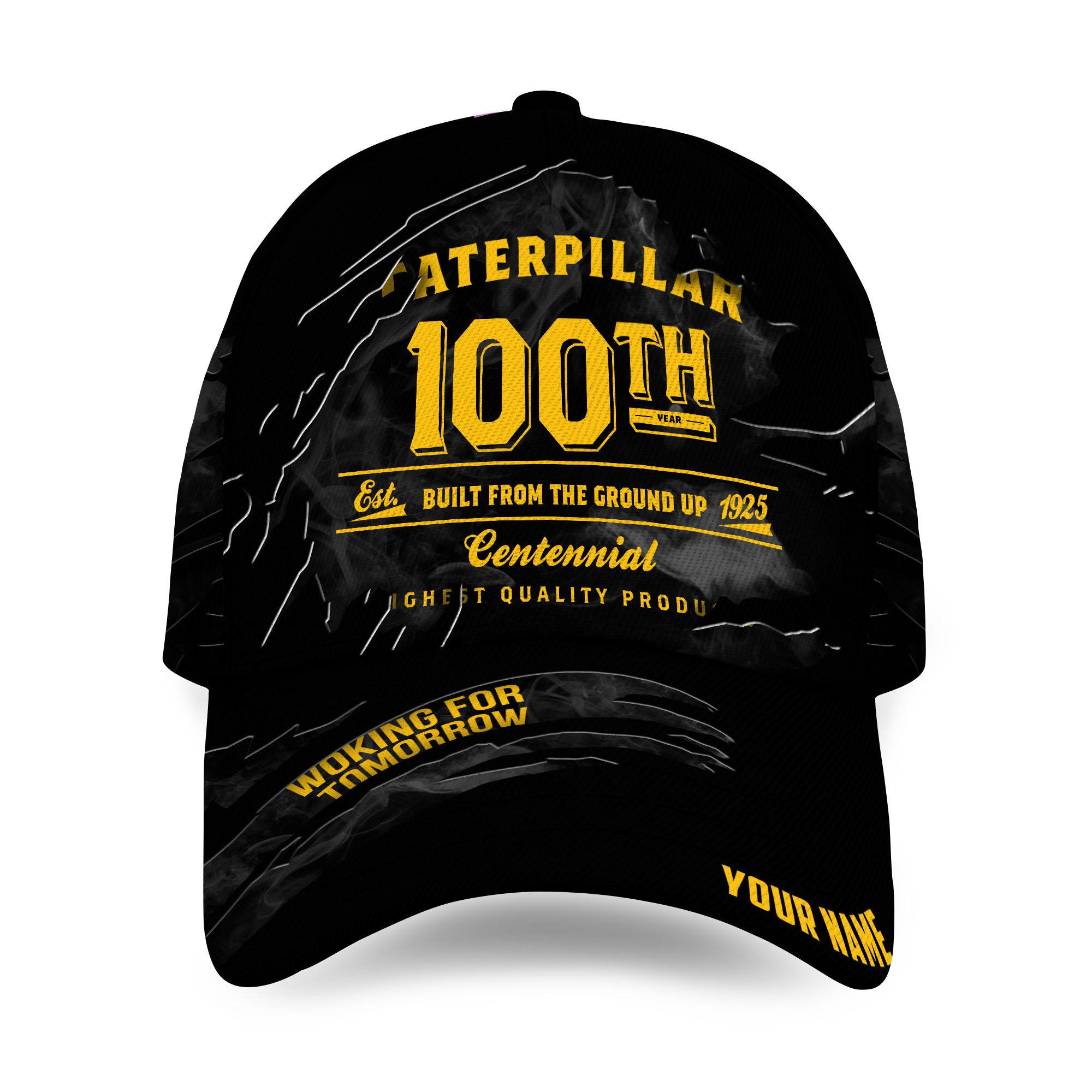 Caterpillar 1925-2025 100 Years Cat Classic Cap, Baseball Cap Gift for Fans