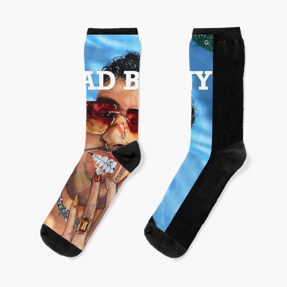 Bad bunny Socks, Cute & Cozy Gift for Unisex, Bad Bunny Tour Merch