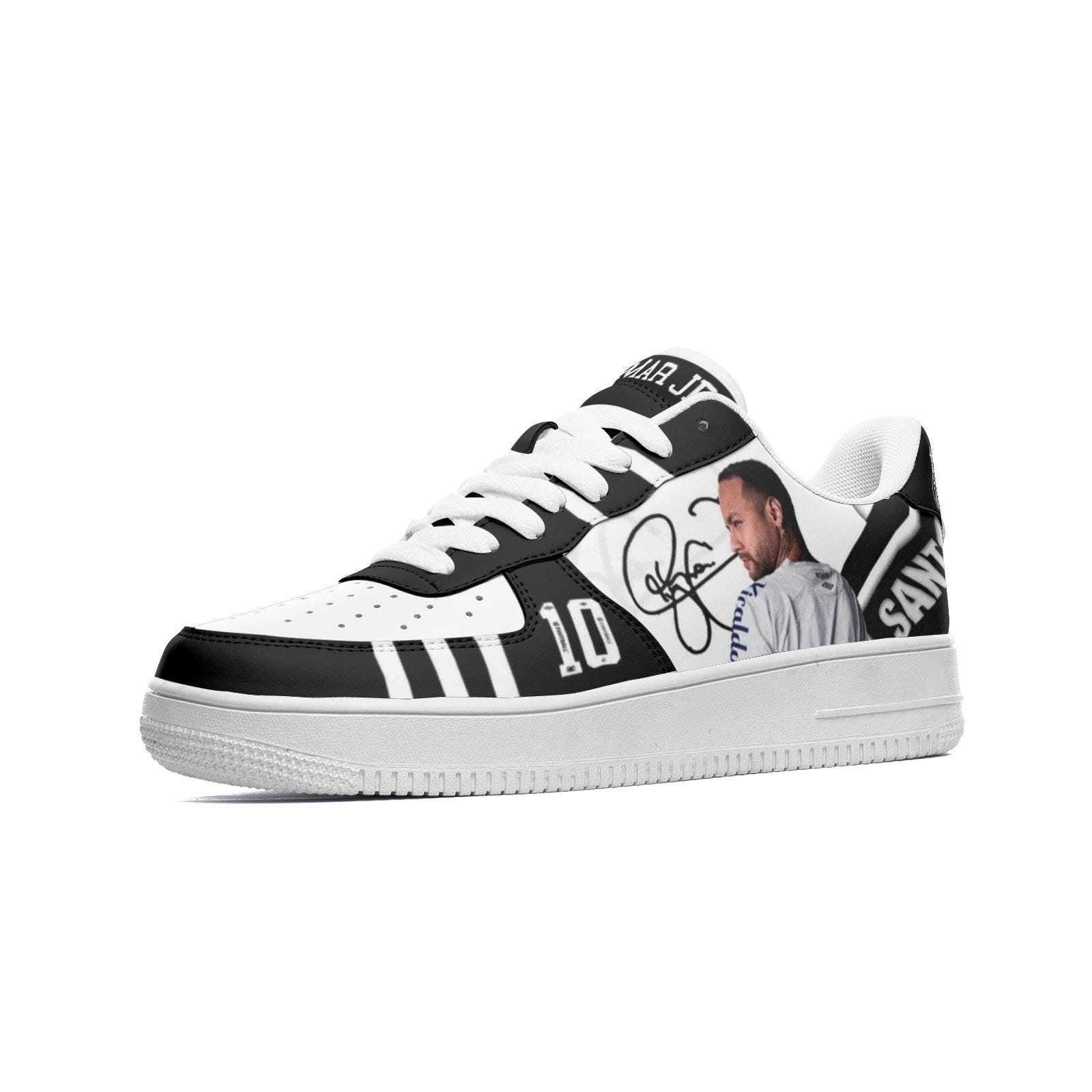 Neymar Santos Leather Low Top Sneakers