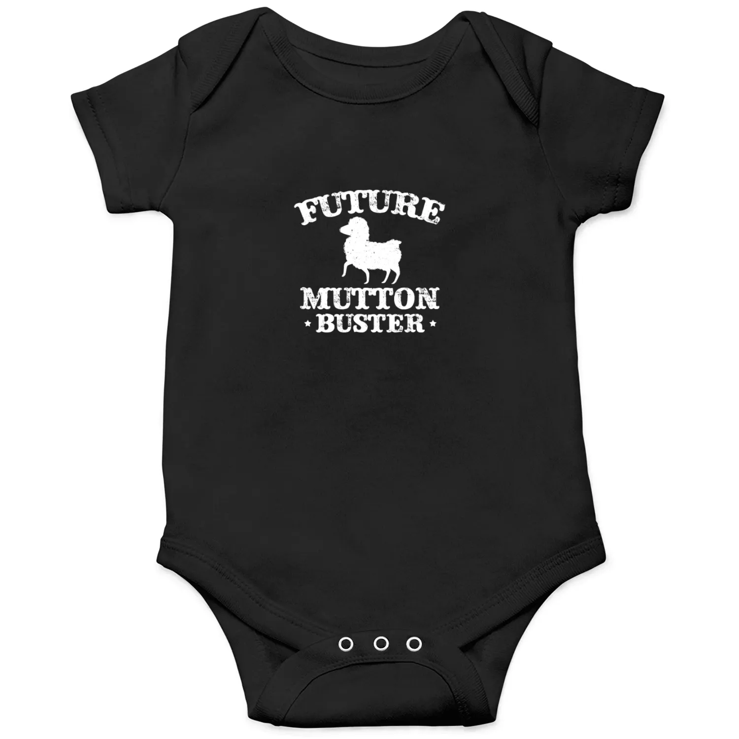 Future Mutton Buster Children Schaf Reitschule Onesies