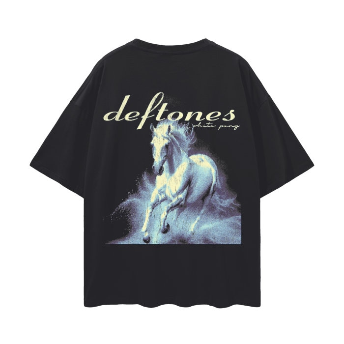 Deftone WHITE PONY Vintage Style Shirt
