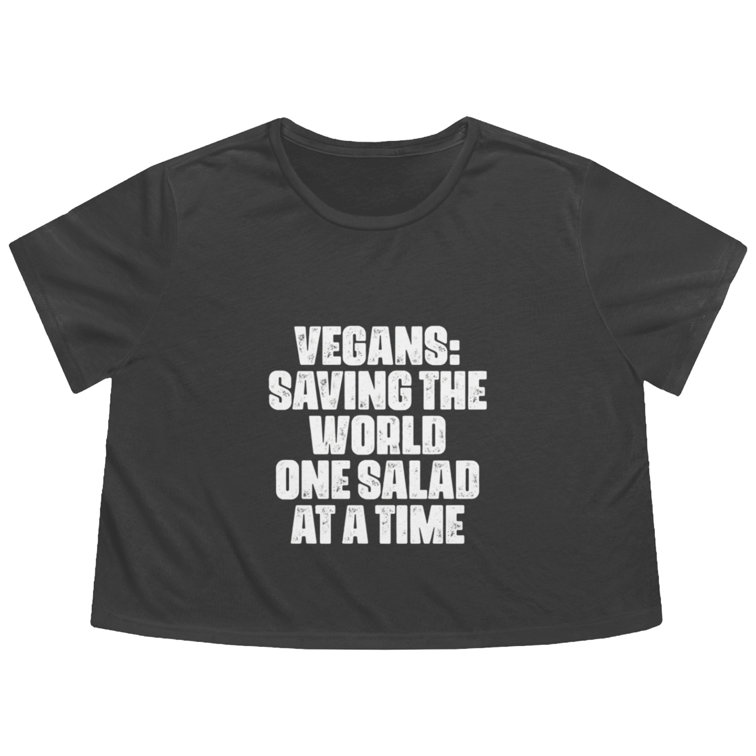 Animal Liberation Front Activist For Animal Flowy Cropped Tees