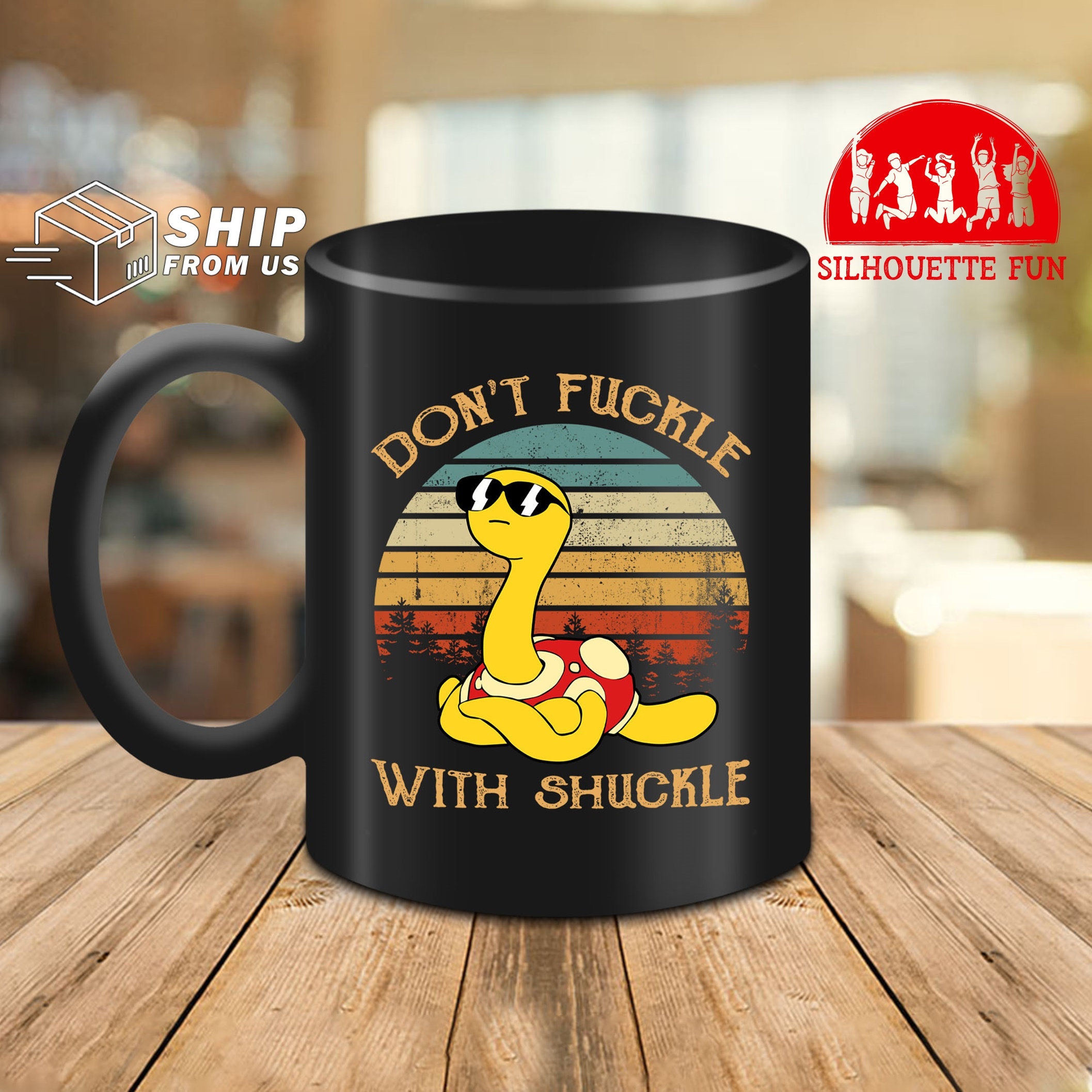 Don't Fuckle With Shuckle Vintage Ceramic Coffee Mug Shuckle Ceramic Coffee Mug